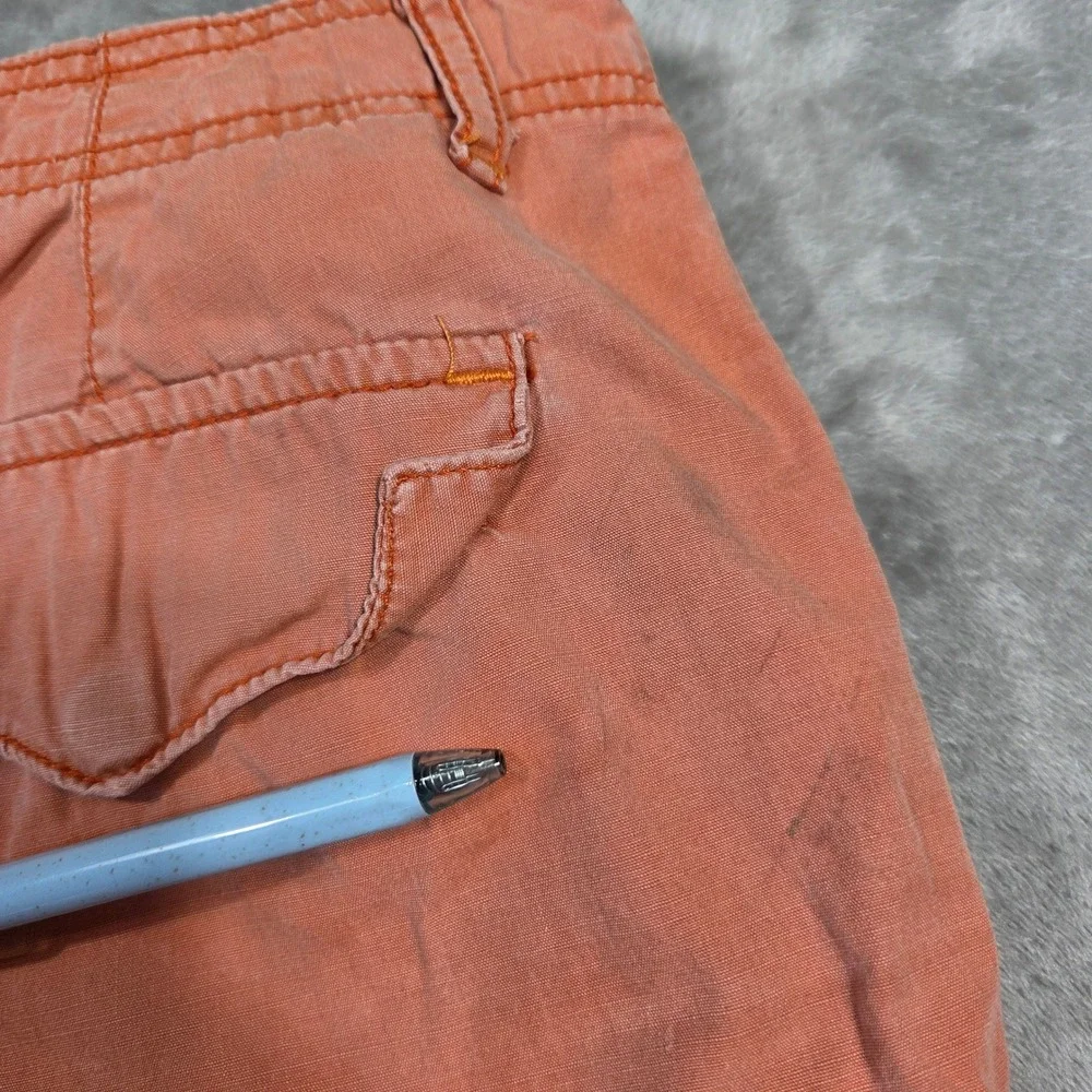 Polo by Ralph Lauren Surplus Fit Cargo Shorts Mens 33 Salmon Orange Y2k Preppy‎